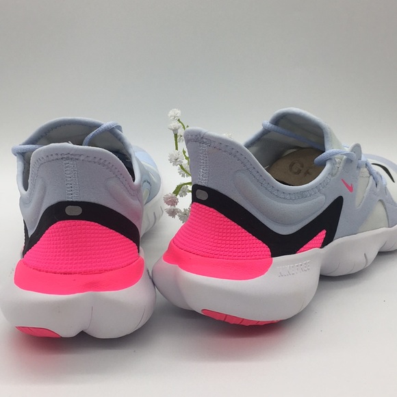 WMNS NIKE FREE RN 5.0 white/black-half blue - Picture 7 of 8